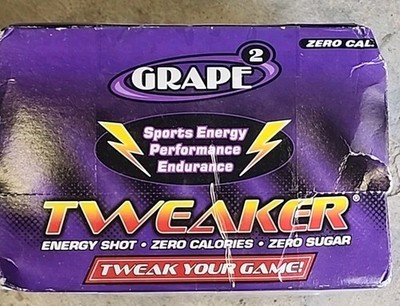 Tweaker Energy Shot Energy Support Grape 2 Oz 12 Count