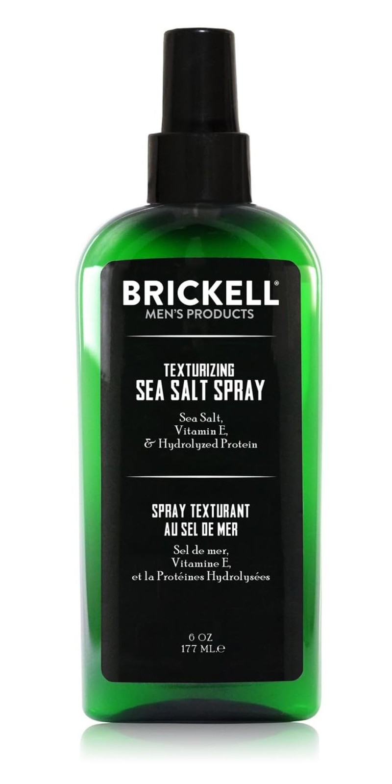 Brickell Men's Texturizing Sea Salt Spray for Men, 177 ml (Pack of 1), blue