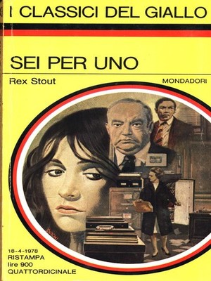 SECHS FÜR EINEN STOUT REX MONDADORI 1978 DIE KLASSIKER DES GELBEN MONDADORI BROSCHUR