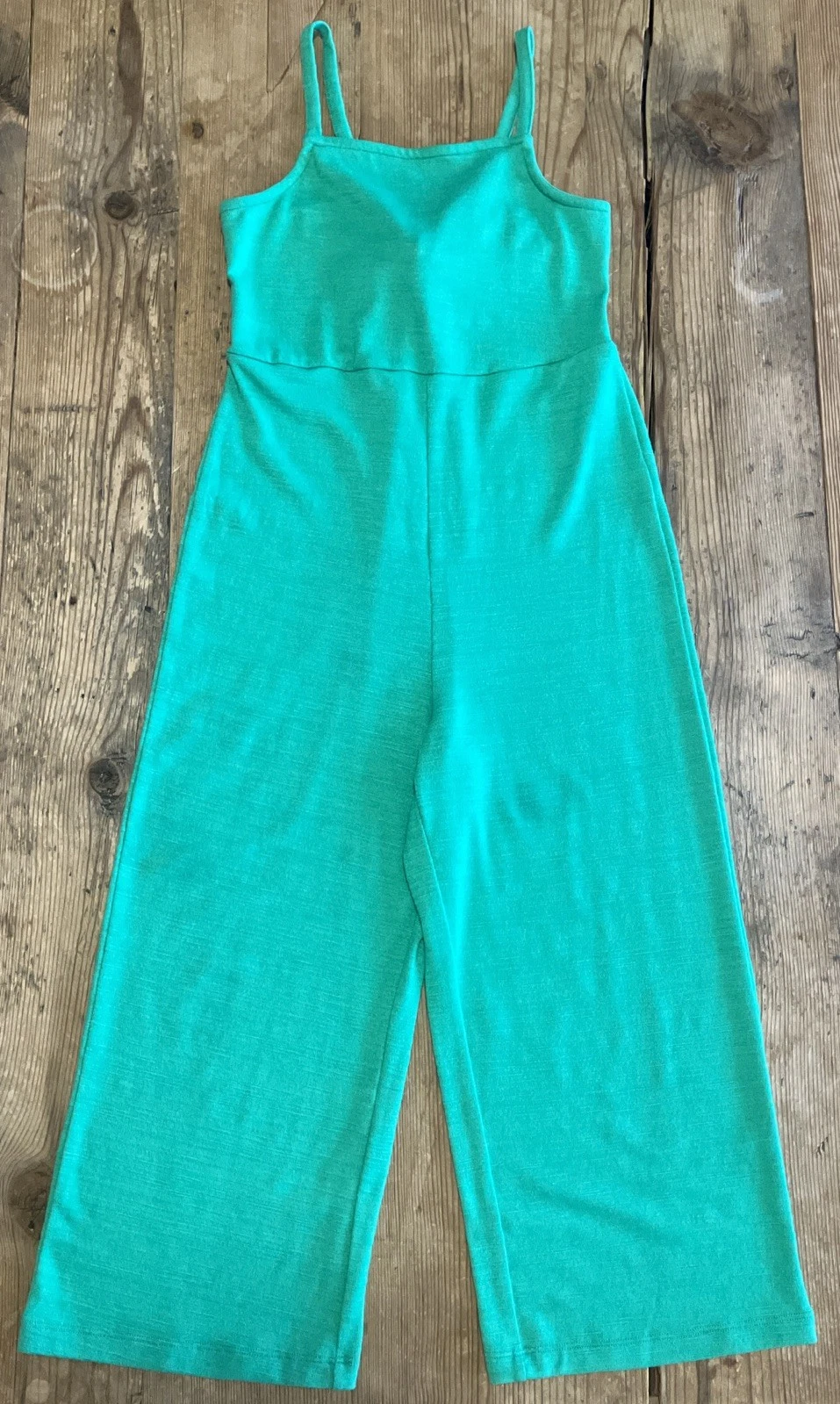 COPPER KEY Size 8 Girls Tank Top green Cropped Wide Leg Jumpsuit OPEN TIE BACK
Opens in a new window