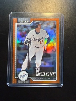 2026 Topps Series 1 - Shohei Ohtani #200 Orange True Jersey # 17/25 Dodgers MVP
