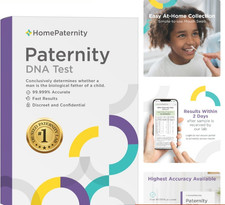 DNA Paternity Kit for Father  Child  Fast Results, 99.999 Accuracy