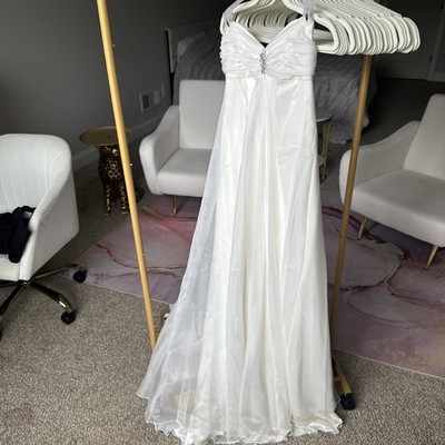 Galina David s Bridal Wedding Dress Size 2 Ivory style T9389