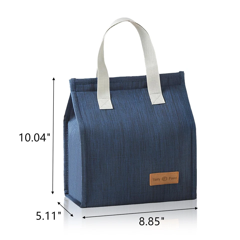 12 Pack Lunch Bags Bulk, Reusable Insulated Bag for Bento Box, Large Tote Lun... - Image 2 of 4