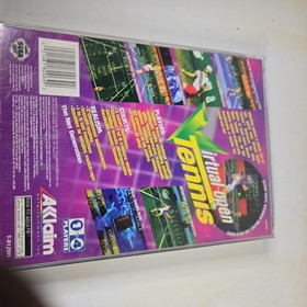 Virtual Open Tennis Video Game For Sega Saturn 