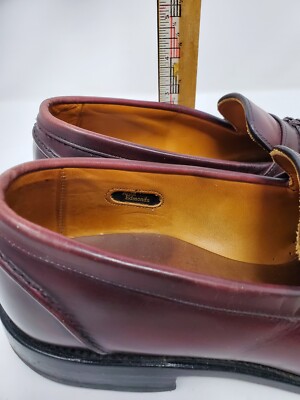 Allen Edmonds Cannondale Burgundy Merlot Men