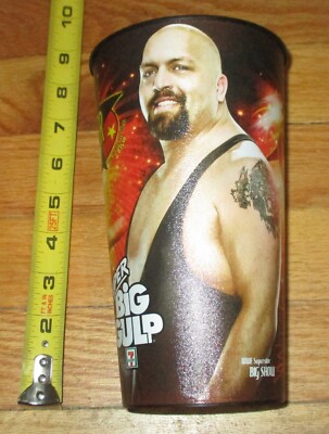 2010 WWF WWE 11 Big Show Paul Wight Summerslam Wrestling Cup Big Gulp AEW