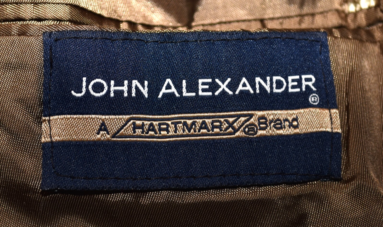 Vintage John Alexander Brown Plaid Wool Blend 3 Butto… Gem