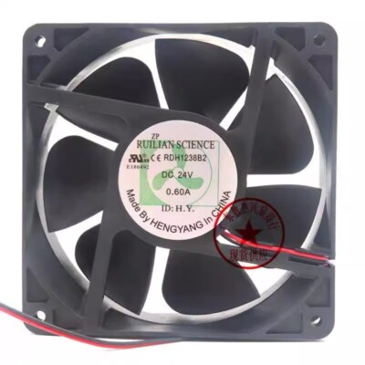 1PCS RDH1238B2 12038 DC24V 0.60A 2-Wire Inverter Cooling Fan