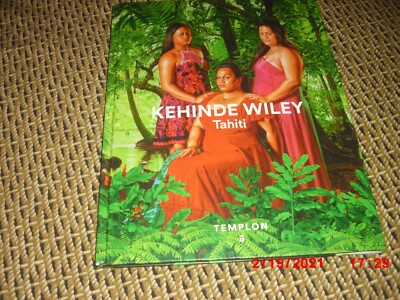 Kehinde Wiley Tahiti  2019, WHAT A TALENT!!! Free Media Mail Ship, Hardcover!!