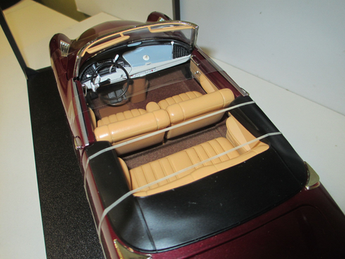 RARE CITROEN DS ID 19 CABRIOLET Bordeaux 1961 par NOREV 181561 1/18 NEUF BOITE - Foto 7 di 9