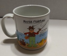 Russ Berrie & Co. Master Fisherman Coffee Mug Cup