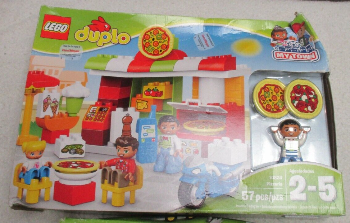 LEGO DUPLO 10812 TRUCK EXCAVATOR 10834 PIZZERIA RETIRED NEW SEALED IN  BOX
