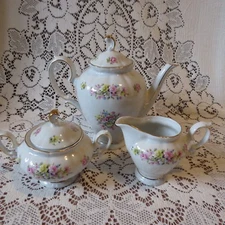 Winterling Tea Pot Creamer and Sugar Schwarzenbach Bavaria Germany