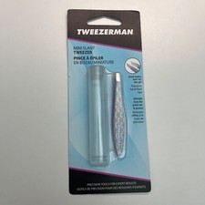 NEW Tweezerman Stainless Steel Mini Slant Tweezer brand new