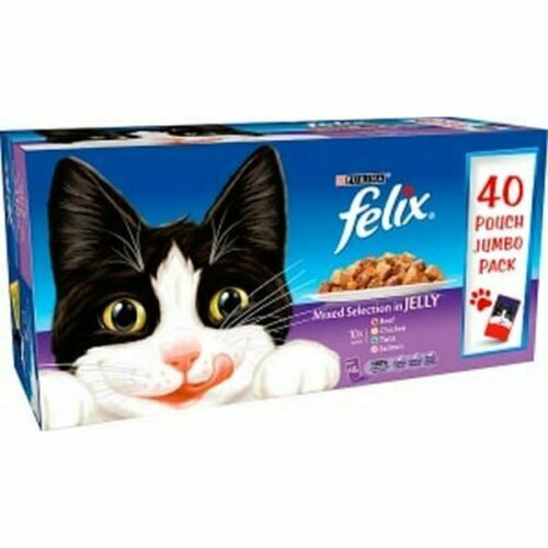 FELIX Tasty Shreds Katzenfutter Nass In Sauce, Geschmacksvielfalt