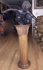 Nishan Toor Bronze Sculpture Nude Male Cherub L30" x W12" x H13" Listed Artist  — photo 1