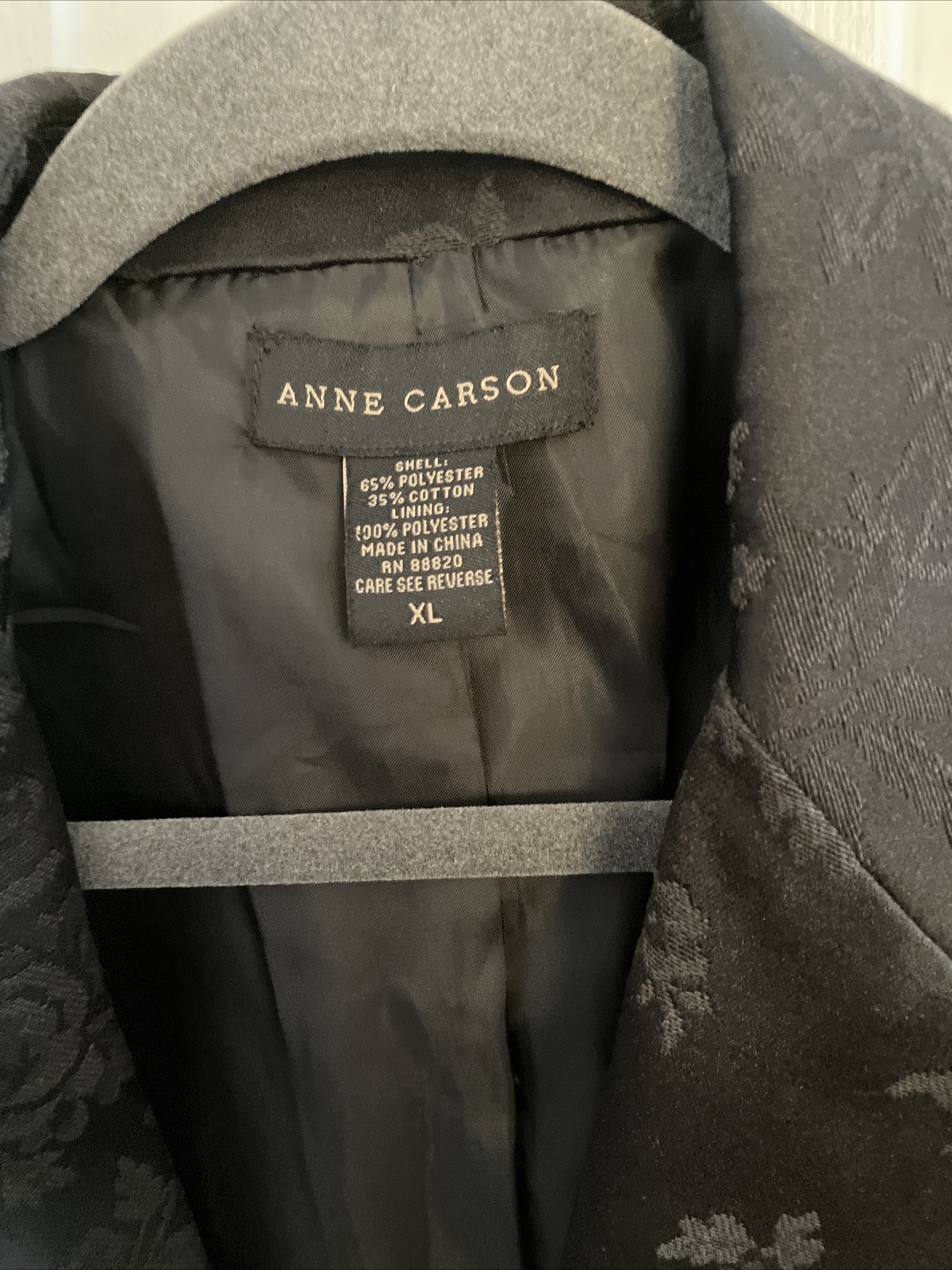 Anne Carson Brocade Blazer Jacket - image 2