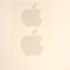 Genuine Apple Logo Sticker White