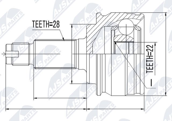 NPZ-SU-029 NTY Gelenksatz, Antriebswelle FüR Suzuki-image