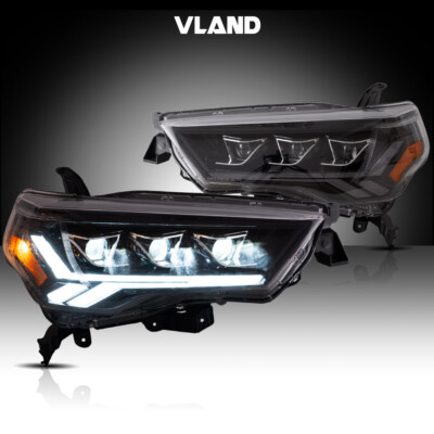 VLAND Projector LED Headlights w/Dynamic Animation For 2014-2023 Toyota 4Runner