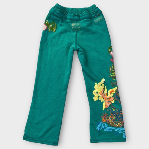 Rare Da-Nang Surplus Embroidered Sweatpants Boys Girls Small Vintage Pants - Picture 4 of 18