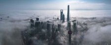 Landscape photography cityscape skyscraper architecture Custom Gaming Mat Desk