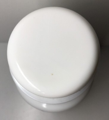 Bocal Vintage En Verre Opale H 14 D 6,4 Cm Idéal Déco Cuisine