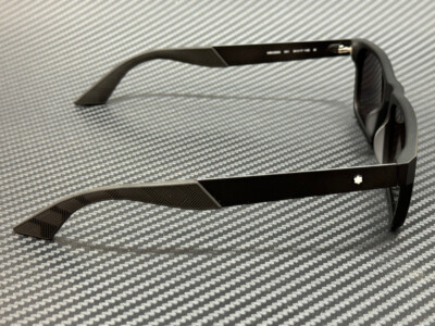 MONT BLANC MB0299S 005 Matte Black Grey Men display picture 3