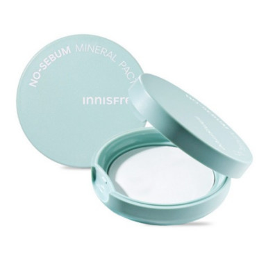 INNISFREE No Sebum Mineral Pact 8,5 g Oil Control Translucent Powder Korea *2ea
