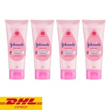 4x Johnson's Baby Cream Face Body Moisturizing Smooth Skin Nourish Gentle 100g