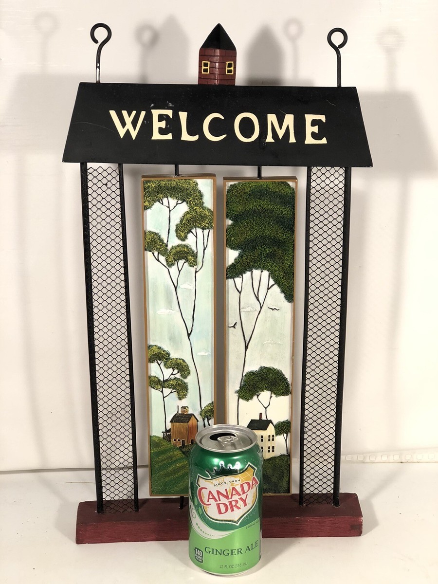 Warren Kimble 4 Four Seasons Panel Wall Display Folk Art Garden