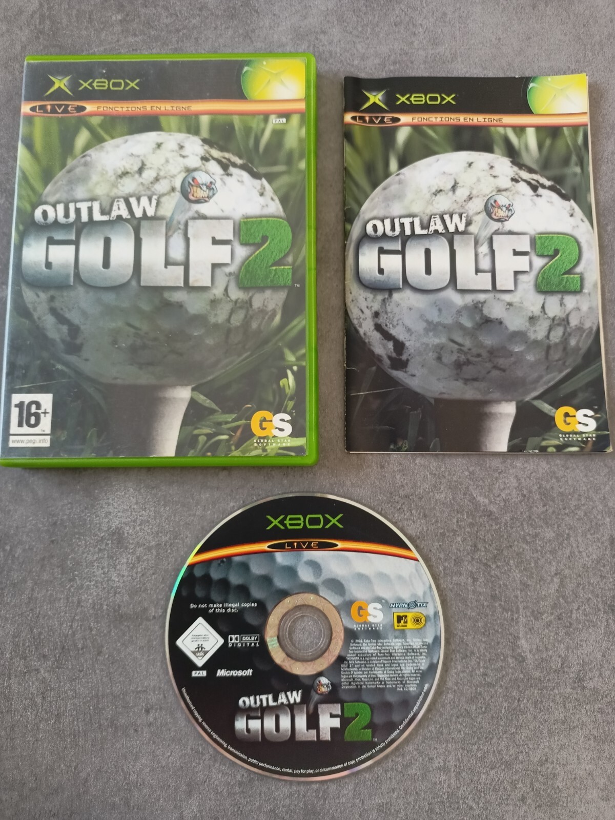 (XBOX02) XBOX Outlaw Golf 2  PAL FR COMPLET