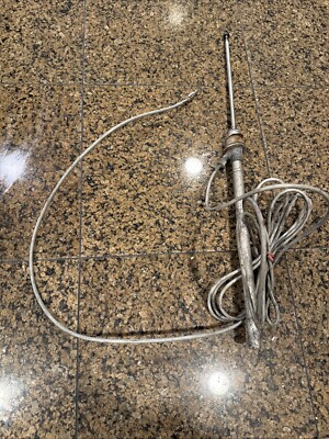 VINTAGE OEM 1972 Hirschmann Manual Radio Antenna Mercedes-Benz W108 W/ CABLE