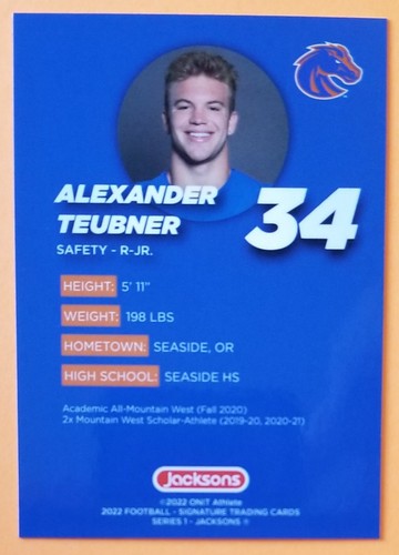 2022 Boise State Series 1 Football Cards - You Pick your Card Complete your Set  - Bild 81 von 203