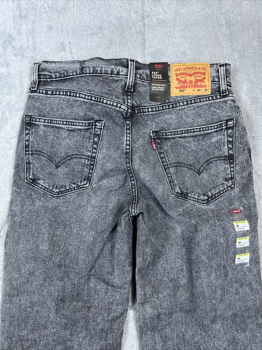 その他 Maor Levi / Shapes, ANJ096,Oliver Smith Levi's 562 Loose Taper Jeans Men's 30 X 32Gray Flex Stretch Baggy