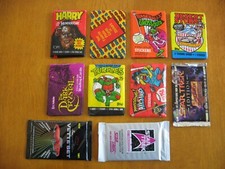 1980's and 90's trading cards 10 sealed packs exc.  Star Trek, Vette set, Dark C