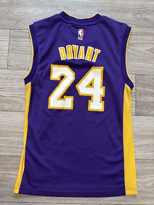 Adidas Kobe Bryant Los Angeles Lakers Jersey Swingman Men's Size