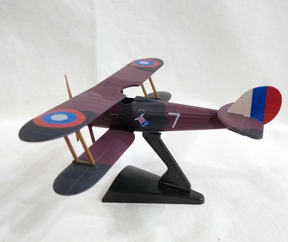 NIEUPORT 28 Delprado scala 1/64 aereoplano modellino aereo model car USA - Immagine 3 di 4