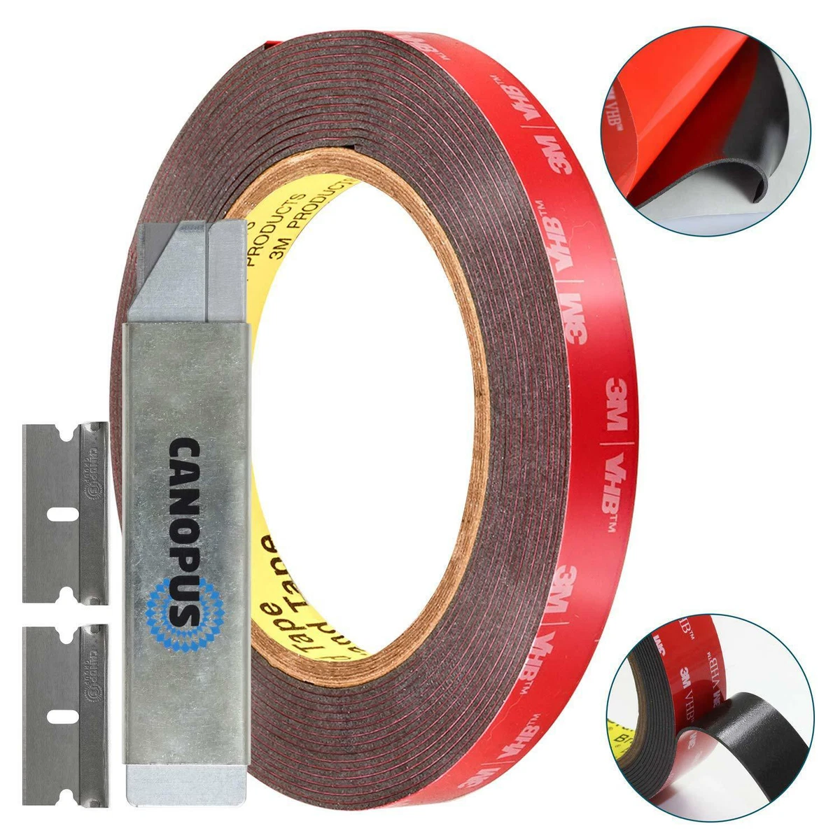 3M Double-Sided Tape, Heavy Duty