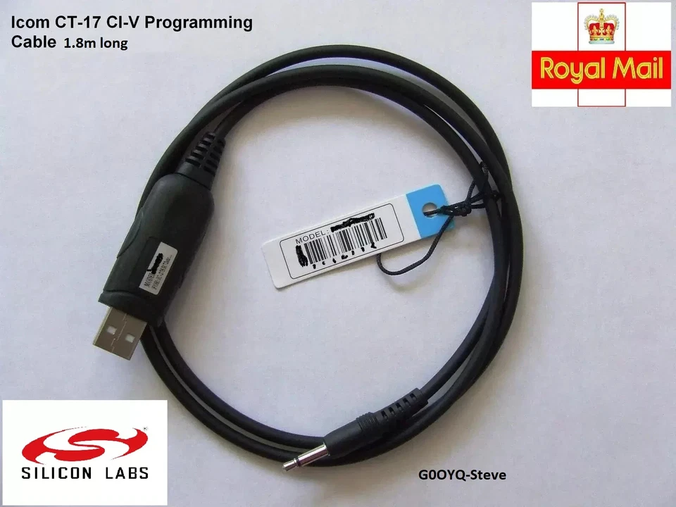 Icom CT- 17 CI-V CAT Programming Cable for Icom IC 706 820 910 970 735 756 - Image 2 of 3