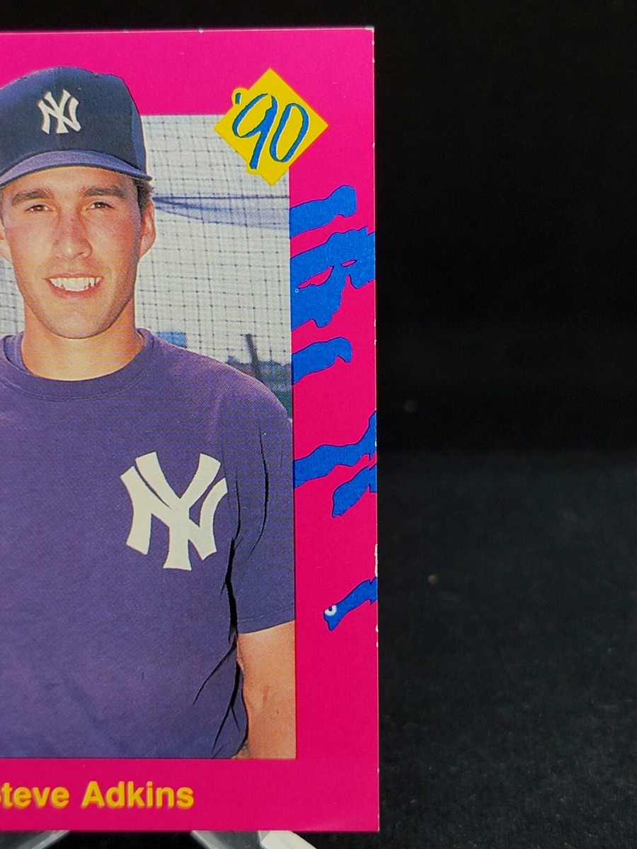 STEVE ADKINS YANKEES 1990 CLASSIC UPDATE PINK BASEBALL CARD STEVE ADKINS YANKEES 1990 CLASSIC UPDATE PINK BASEBALL CARD