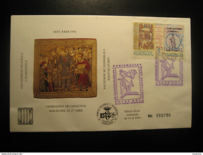 BARCELONA 1994 Sant Jordi San Jorge Saint George Religion Palau Moja Cancel Cove