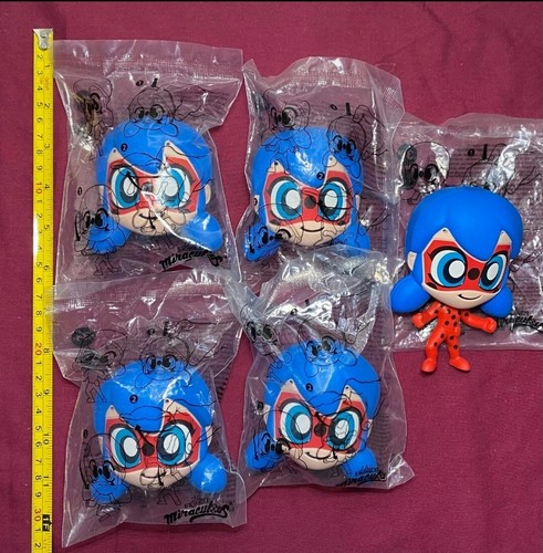 Burger King Toys Miraculous Lady Bug X5 Action Figure Brand New - 第 1/5 張圖片