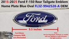 2015 -2025 Ford F-150 Rear Tailgate Emblem Name Plate Blue Oval Fl3z9942528a Oem