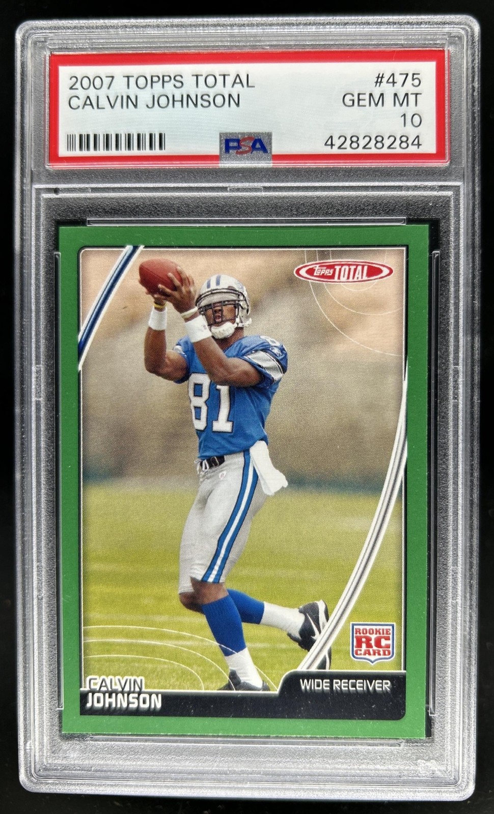 Calvin Johnson Topps Total #475 Base