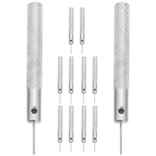 12Pcs Reliable Silver Iron Sim Card Removal Tool Set for Phone Maintenance