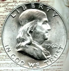 1962-D Franklin Half Dollar, NGC MS 65 FBL, Signed By Rick Tomaska