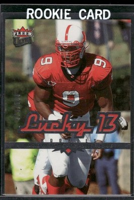 MARIO WILLIAMS 2006 Fleer Ultra Lucky 13 Rookie Card RC #D /500