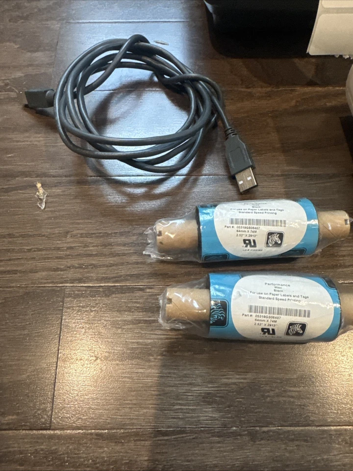 LARGE LOT Zebra GX430t Thermal Label Barcode Tag Printer with Front Cutter WAX - Image 2 of 4